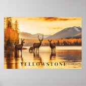 Poster d'art Yellowstone (Devant)