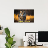 Poster d'art Yellowstone (Bureau à domicile)