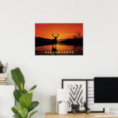 Poster d'art Yellowstone (Bureau à domicile)