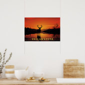 Poster d'art Yellowstone (Cuisine)