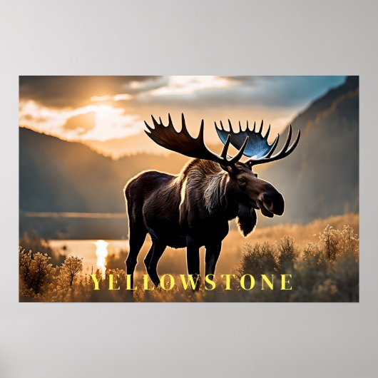 Poster d'art Yellowstone (Devant)