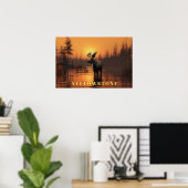 Poster d'art Yellowstone (Bureau à domicile)