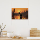 Poster d'art Yellowstone (Cuisine)