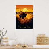 Poster d'art Yellowstone (Cuisine)
