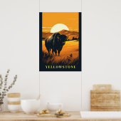 Poster d'art Yellowstone (Cuisine)