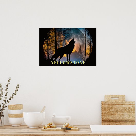 Poster d'art Yellowstone (Cuisine)