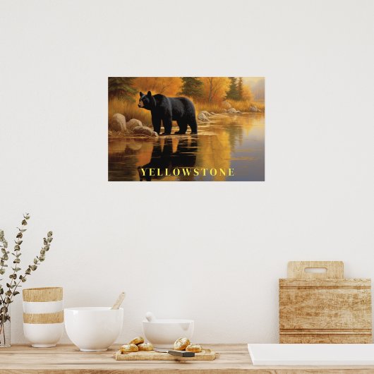 Poster d'art Yellowstone (Cuisine)