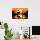 Poster d'art Yellowstone (Bureau à domicile)