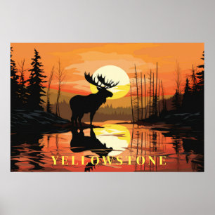 Poster d'art Yellowstone