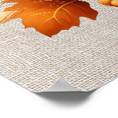 Poster d'artisanat Citrouille d'automne (Coin)