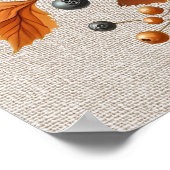 Poster d'artisanat Citrouille d'automne (Coin)