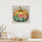 Poster d'artisanat Citrouille d'automne (Cuisine)