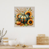 Poster d'artisanat Citrouille d'automne (Cuisine)