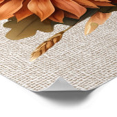 Poster d'artisanat Citrouille d'automne (Coin)