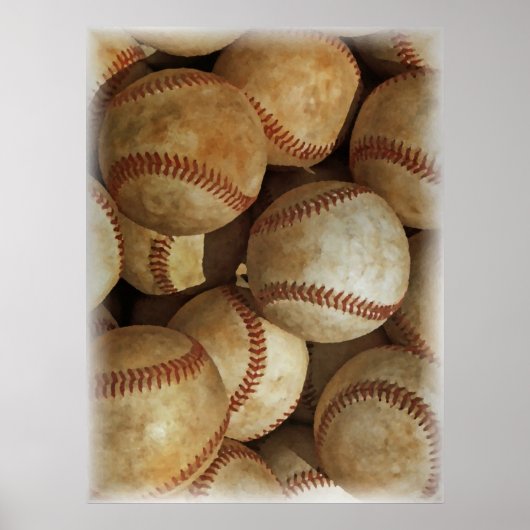 Poster d'artisanat de baseball (Devant)