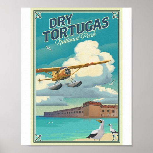 Poster d'artisanat du Parc national Dry Tortugas (Devant)