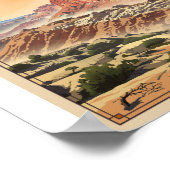 Poster d'artisanat du parc national du Capitol Ree (Coin)