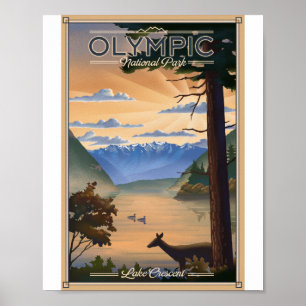 Poster d'artisanat du Parc National Olympique Lith