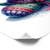 Poster d'artisanat tricot Crochet (Coin)