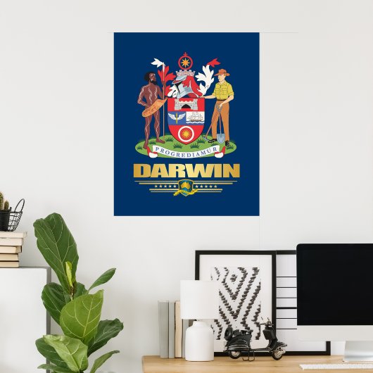 Poster Darwin (Bureau à domicile)