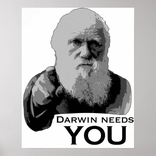 Poster Darwin a besoin de vous ! (Devant)