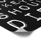 Poster Darwin Dit Que Les Gens Comme Vous Devriez Mourir  (Coin)