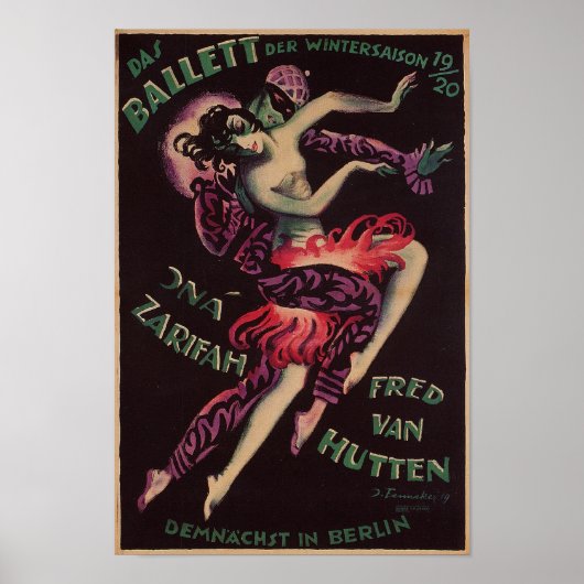Poster Das Ballett (Le Ballet), Josef Fenneker (Devant)