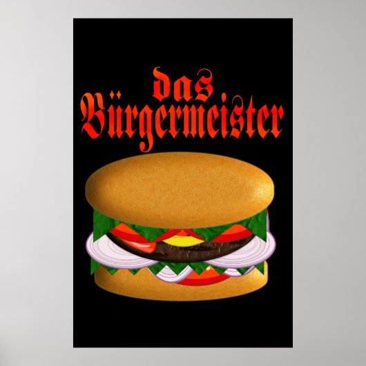 Poster das Burgermeister (Devant)