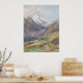 Poster Das Mölltal mit dem Großglockner - Carl Lafite (Cuisine)
