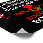 Poster Dasher Dancer Prancer & Bourbon Christmas Holi (Coin)