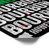 Poster Dasher Dancer Prancer And Bourbon Christmas Xmas H (Coin)