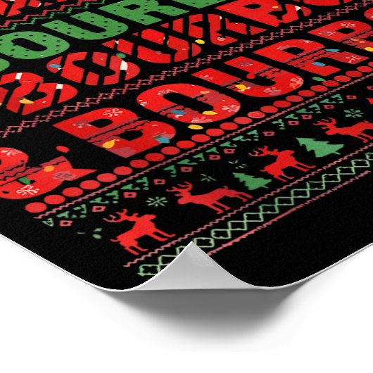 Poster Dasher Dancer Prancer And Bourbon Whiskey Funny Ch (Coin)