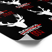 Poster Dasher Dancer Prancer & Bourbon Noël (Coin)
