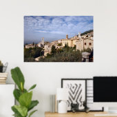 Poster d'Assisi Italie (Bureau à domicile)