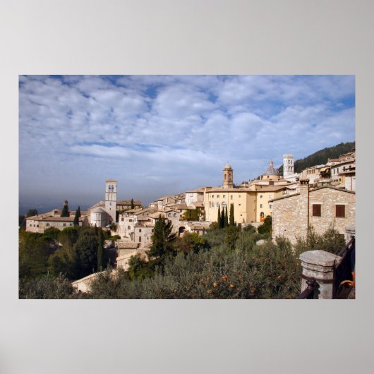 Poster d'Assisi Italie (Devant)