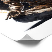 Poster d'astronautes Zen - Méditation de Bouddha d (Coin)