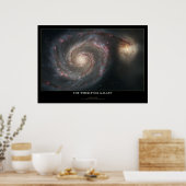 Poster d'astronomie colossale Galaxy Whirlpool (Cuisine)