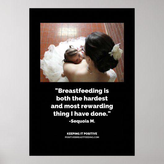 Poster dat borstvoeding geeft (Voorkant)