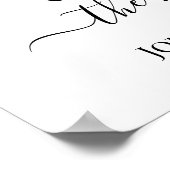 Poster Date de mariage du plus beau jour Oui Jour Lemons  (Coin)