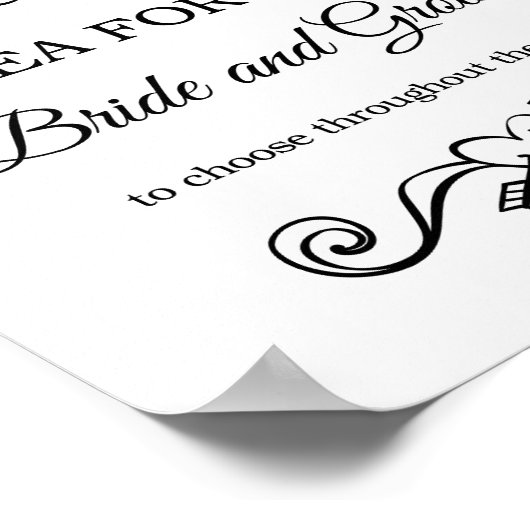 Poster Date Night Ideas Mariage (Coin)