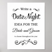 Poster Date Night Ideas Mariage (Devant)