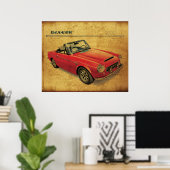 Poster Datsun 2000 Fairlady (Bureau à domicile)