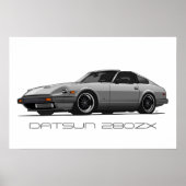 POSTER DATSUN 280ZX (Devant)