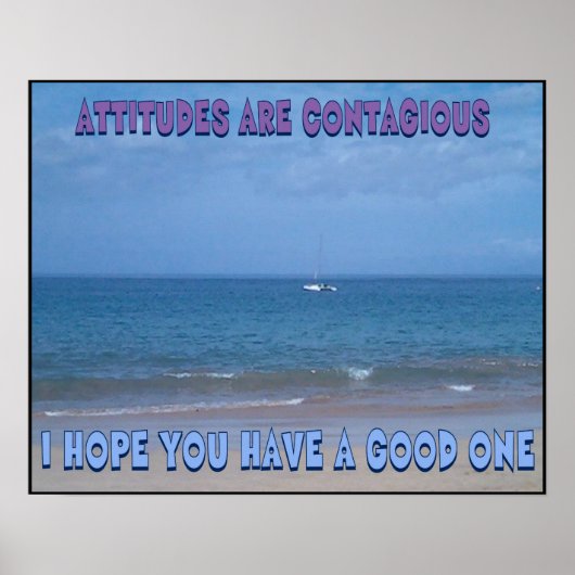 Poster d'attitude positive (Devant)