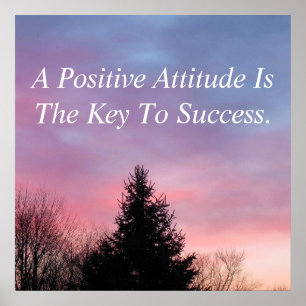 Poster d'attitude positive Poster d'inspiration