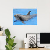 Poster Dauphin à bec (Bureau à domicile)