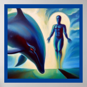 Poster Dauphin animal Spirit 3