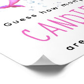 Poster Dauphin aquarelle - Combien de bonbons jeu (Coin)