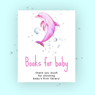 Poster Dauphin aquarelle - Livres pour bébé