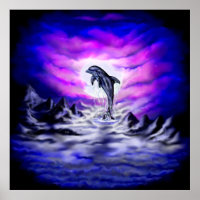 Dauphin clair de lune